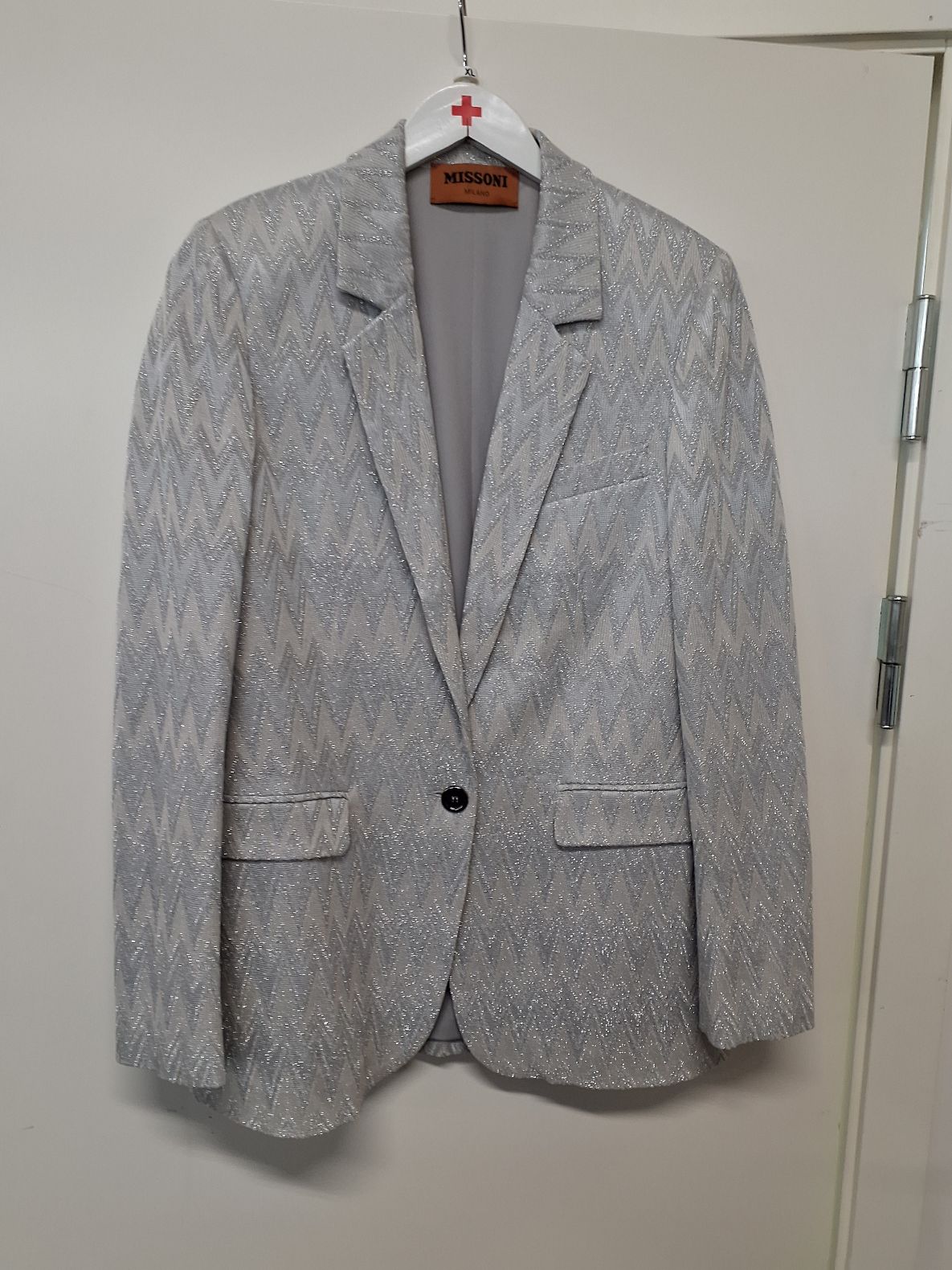 Missoni jakke sølv